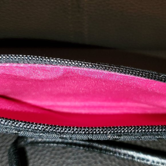 Coach Wristlet Black w/Sparkly Small Logo - Gently Used - Picture 3 of 4